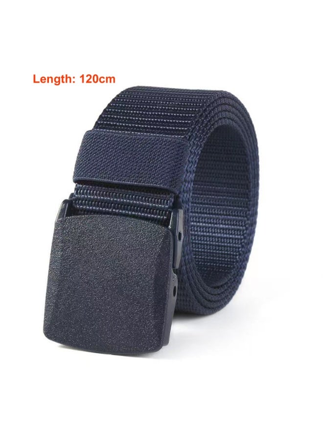 Men's Tactical Belt, Men's Adjustable Nylon Canvas Work Belt, No Metal Buckle, Quick Passage Airport Safety, Suitable for Work and Travel - Image 5
