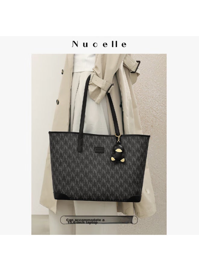 نوسيل Nucelle Duck Tote Bag، سعة كبيرة طراز جديد، للتنقل لطلاب الجامعات، حقيبة كتف، هدية عيد ميلاد للنساء - Image 2