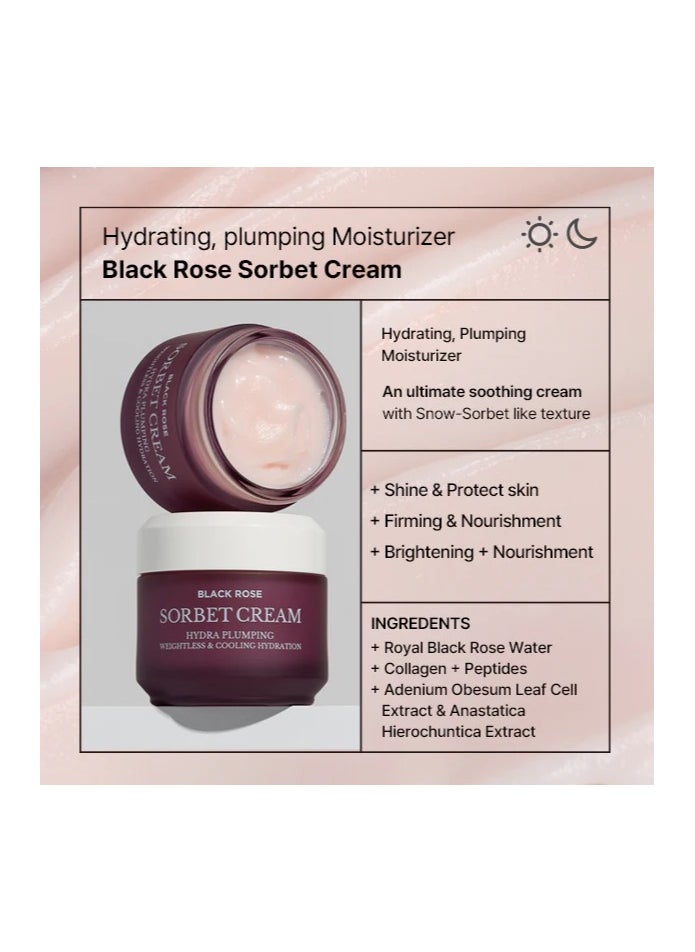 Heimish Black Rose Hydra Plumping Sorbet Cream 50ml  - Image 4