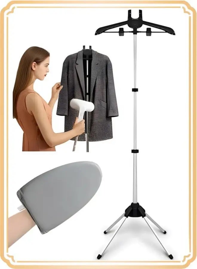 APEX Steamer Stand for Clothes,Steamer Stand,steam Iron Stand，Garment Hanger for Steaming Clothes，Handheld Garment Steamer Rack,Garment Stand for Steaming Clothes,Steamer for Clothes with Stand - Image 1
