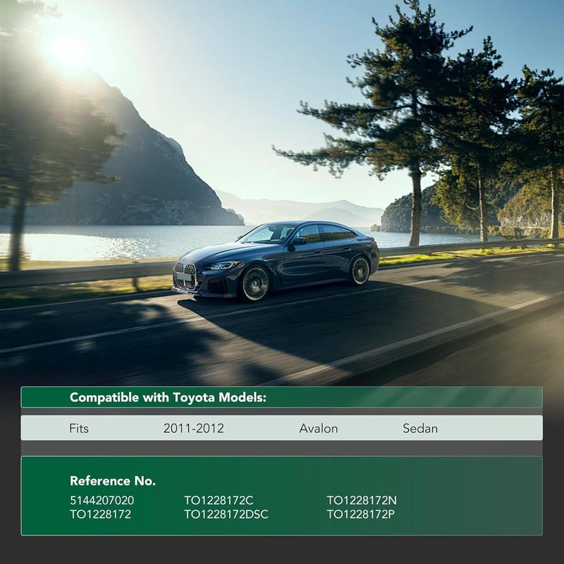 YHTAUTO درع حماية المحرك الجانبي السفلي الأيسر للسائق YHTAUTO لتويوتا أفالون 2011-2012 سيدان - Image 2