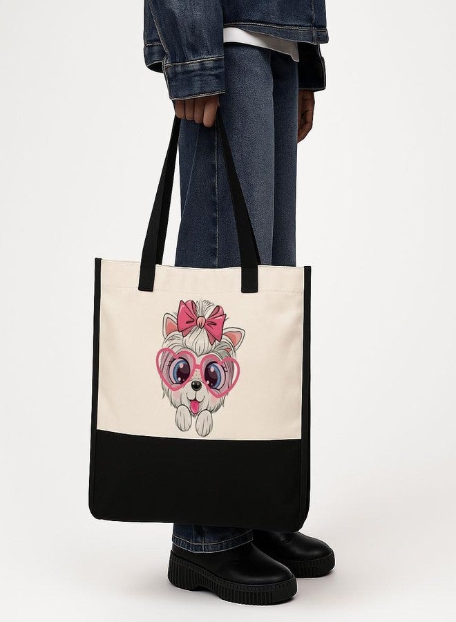 TrendoPrint Eco-Friendly Jute Tote Bag for Women | Reusable Shopping Bag with Sturdy Handles | Large Capacity Multipurpose Handbag for Grocery, Office, Travel & Daily Use (JB29) - Image 4