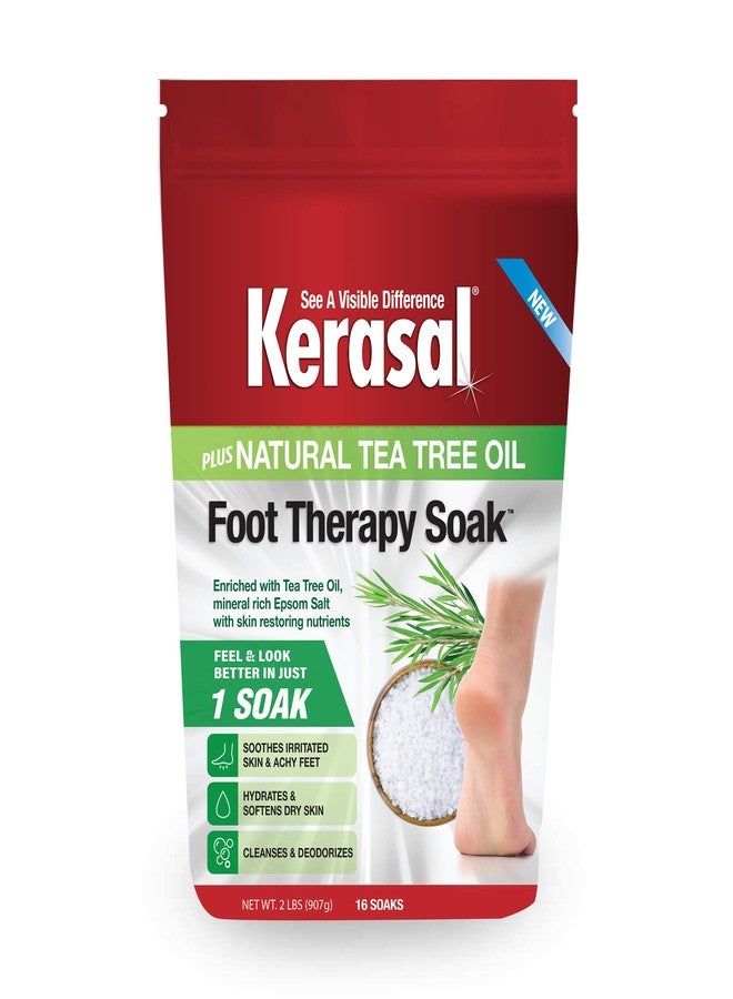 Kerasal Foot Therapy Soak and Masks Bundle with Daily Defense Foot Wash, 2 lbs Soak, Two Mask Pairs and 12 oz Wash - Image 2