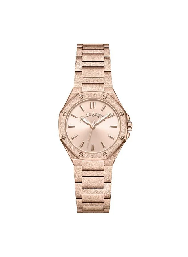 Palm Angels Aura Rose Gold Dial Rose Gold Stainless Steel Bracelet Analog Watch for Women, 28mm