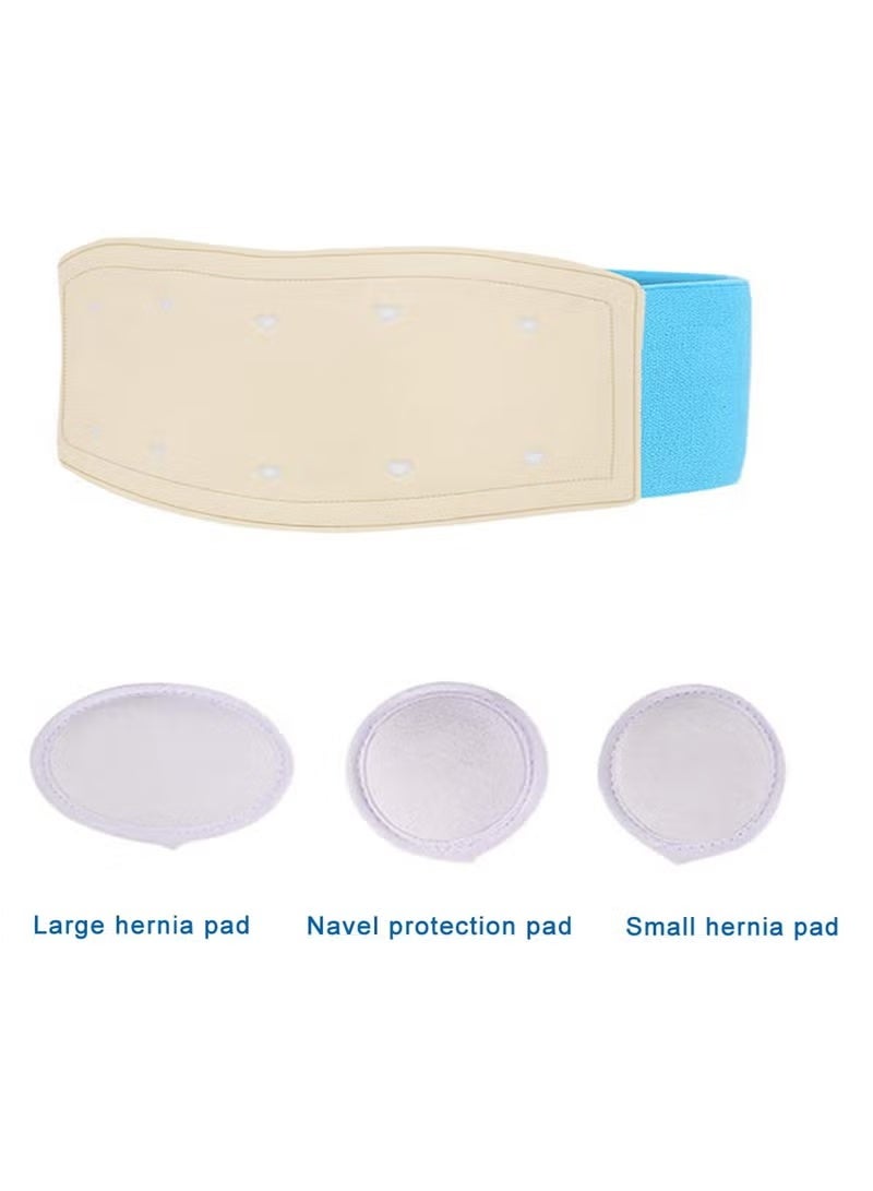 Baby Belly Button Strap, Baby Abdomen Wrapped, Abdominal Clip, Hernia Truss Support, Adjustable Belly Button Strap, Newborn Drawstring, Blue - Image 2