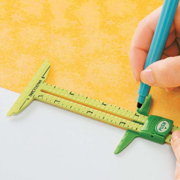 Clover 9506 5 in 1 Sliding Gauge with Nancy Zieman, 9.13 x 4 x 0.38 - Image 5
