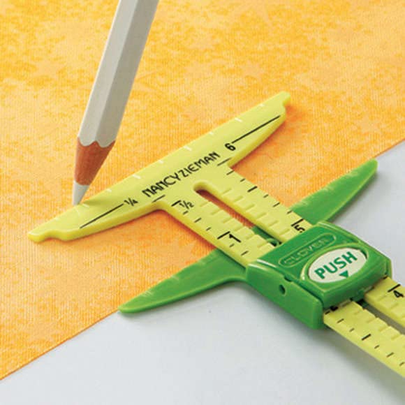 Clover 9506 5 in 1 Sliding Gauge with Nancy Zieman, 9.13 x 4 x 0.38 - Image 4