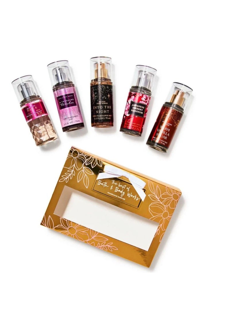 Bath & Body Works The Best 5-piece Mini Fine Fragrance Mist Gift Set - Image 1