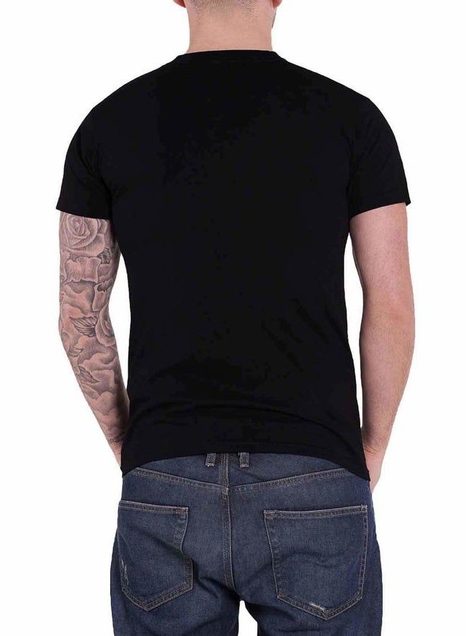 Nirvana Men's NIRVTS02MB02 T-Shirt, Black, Medium (38"-40") - Image 2