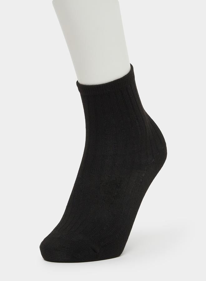 Styli Set of 4 - Solid Ankle Socks - Image 2