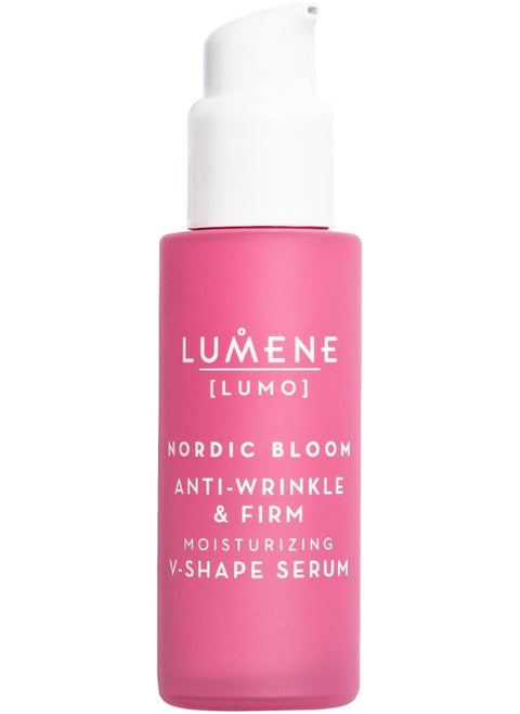 [Lumo] Nordic Bloom Anti-Wrinkle & Firm Moisturizing V-Shape Face Serum - Hydrating Serum To Help Visibly Reduce Fine Lines + Wrinkles - Infused With Nordic Lingonberry Extract (30 Ml)