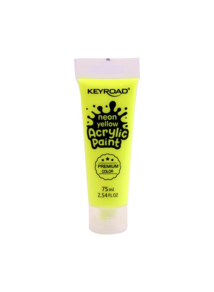 Keyroad Acrylic Paint 75 ml Neon Yellow