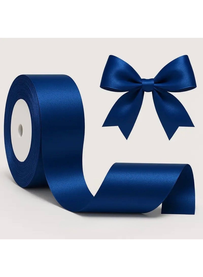 4 Rolls of 2.54cm x 25yd Solid Color Satin Ribbon - Soft, Smooth Fabric for Crafts, Chair Belts, Valentine'S Day Packaging, Invitations, Flowers, Hair Bows, Sewing, Party & Wedding Decorations, Wedding Decorations Supplies, Elegant Appearance, Smooth Texture - Image 1