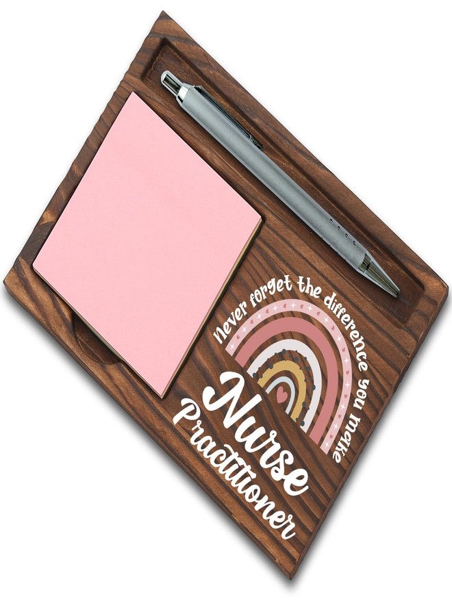 SunyJone Nurse Practitioner Gifts, Thank You Appreciation Gifts for NP Week Graduation Birthday Christmas Office Desk Self-Stick Note Pad Holders SBB22 - Image 1