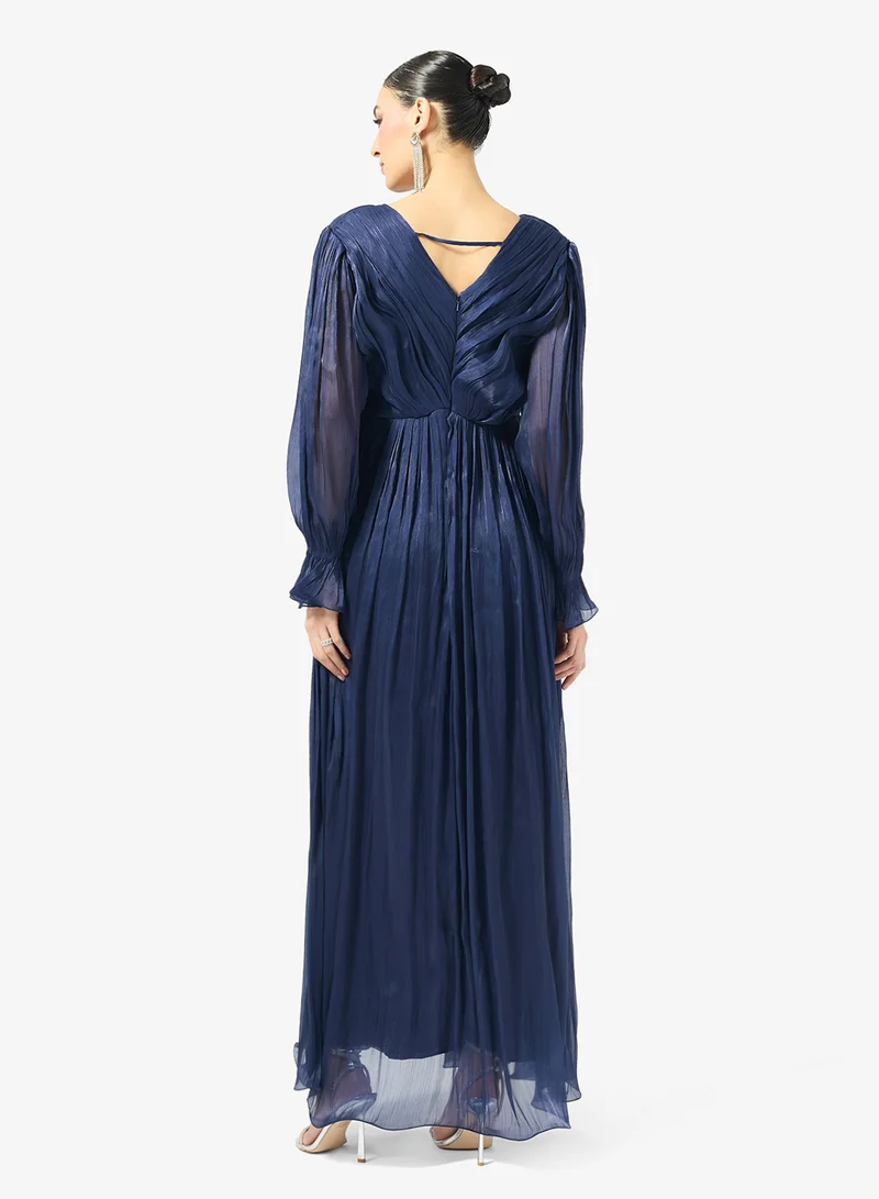 جولدن ابل Vneck Maxi Dress