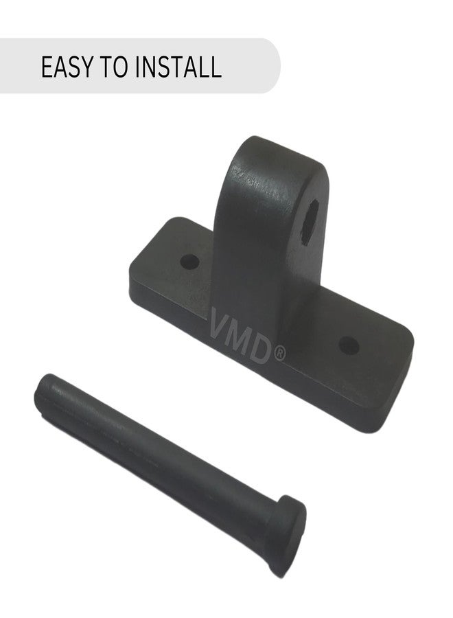 VMD PVC Water Tank Door Hinges (Black, Pack of 2) - Image 3