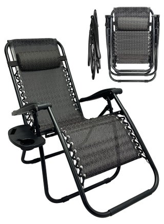 Patio Chaise Lounges Chair gravity chair with adjustable backrest and footrest Sunlounger for Poolside Backyard and Beach - pzsku/Z444CBCC9E5032D1B6514Z/45/_/1736288515/3d467e95-f8e7-4ca5-8b49-65f1805d4aad