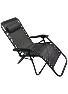 RENOVO Patio Chaise Lounges Chair gravity chair with adjustable backrest and footrest Sunlounger for Poolside Backyard and Beach  - Image 4
