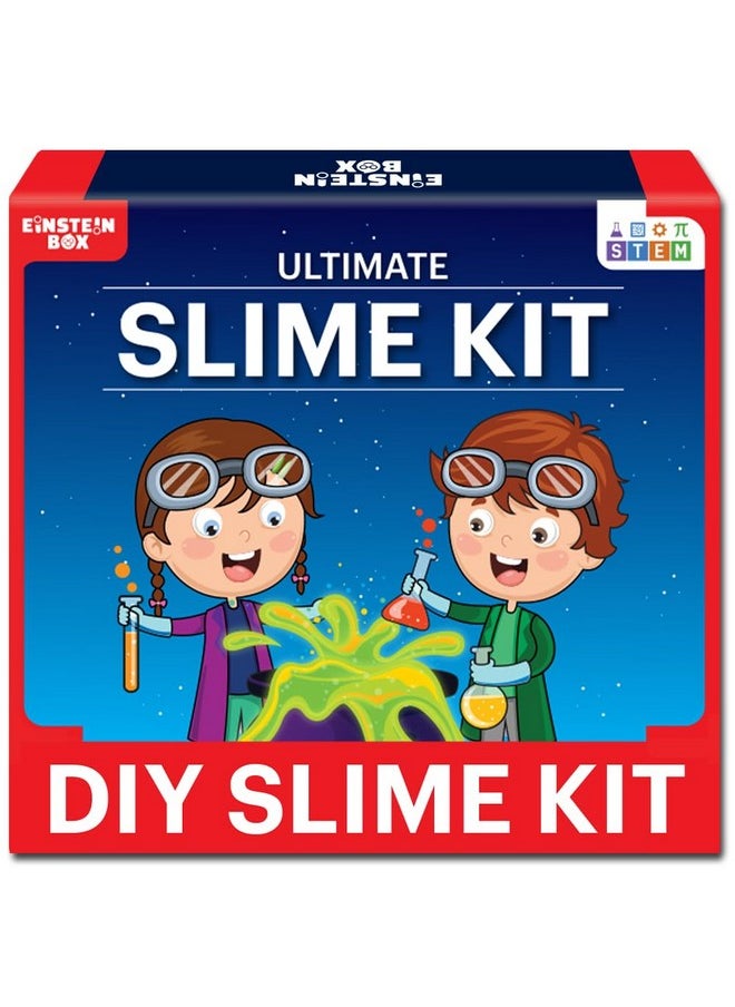 Einstein Box Ultimate Slime Kit For Boys & Girls|Toys For Kids Ages 5-7-10-12 Years| Monster, Unicorn, Ice-Cream, Crystal Slime Kit |Birthday Gifts And Toys For Boys And Girls|  - Image 1