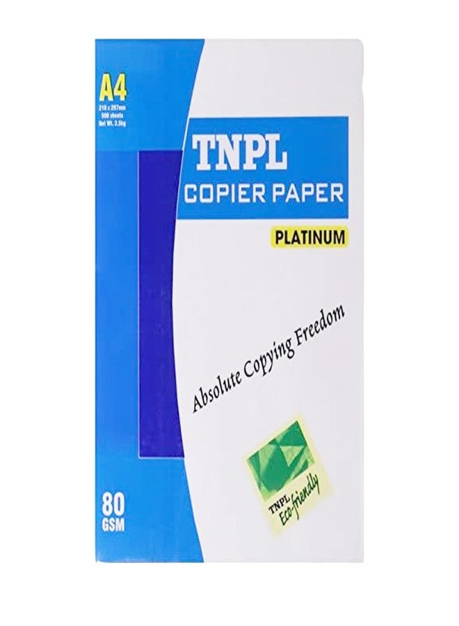 TNPL A4 COPIER PAPER 80 GSM 500 SHEETS - 1 REAM - Image 1