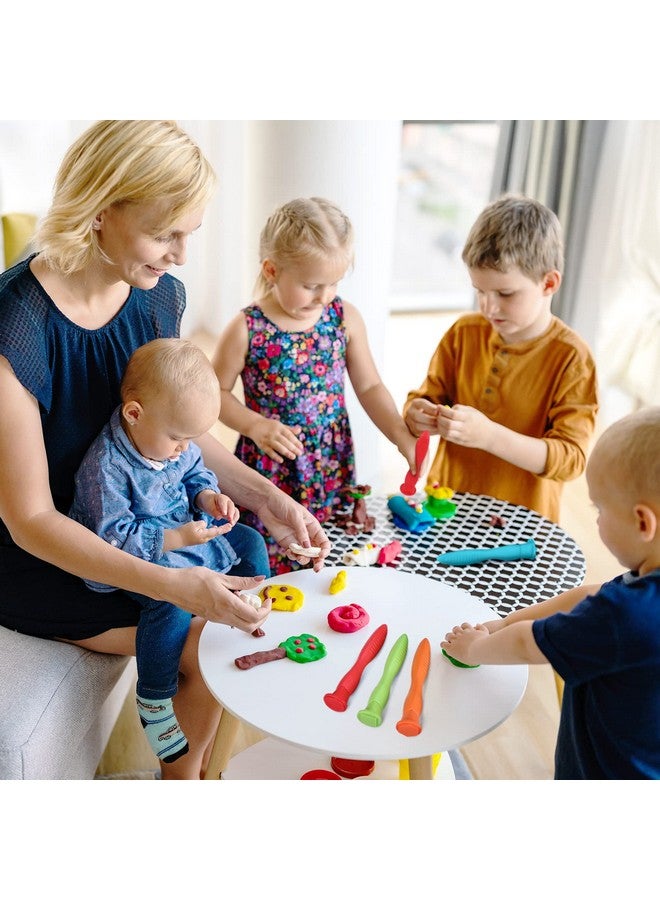 Aoriher 8 Pieces Triangle Grip Geometric Patterns Stampers Fun Paint and Dough Stampers DIY Textures Stampers for Paint and Clay, Card Making, Educational, Learning, Decorating Supplies - Image 5