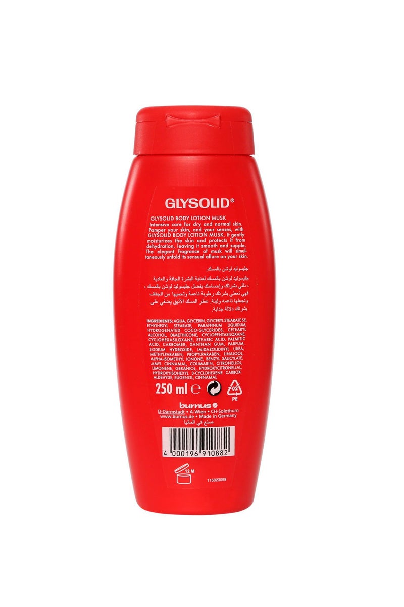 GLYSOLID Musk Body Lotion 250ml - Image 2