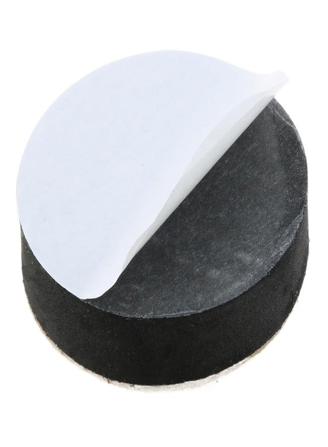 MEETOOT 8-Pack Self-Adhesive Furniture Bed Leg Risers, Round Table Foot Pads Raise 1/2 Inch Height with Felt Pads, Black - Image 4