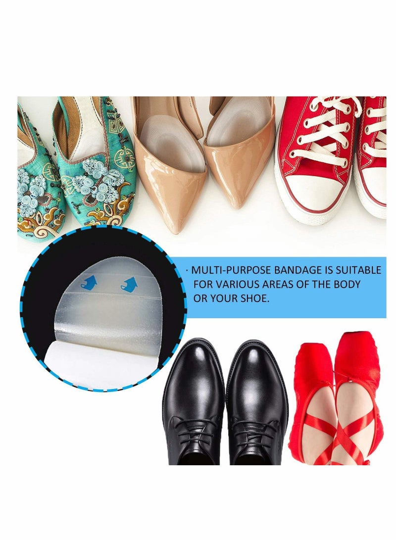 Excefore 10 Pcs Blister Plasters Heel Pad, Strips Shape Bandages, Toe Prevention,Blister for and Guard Skin, Faster Healing Wound - Image 2