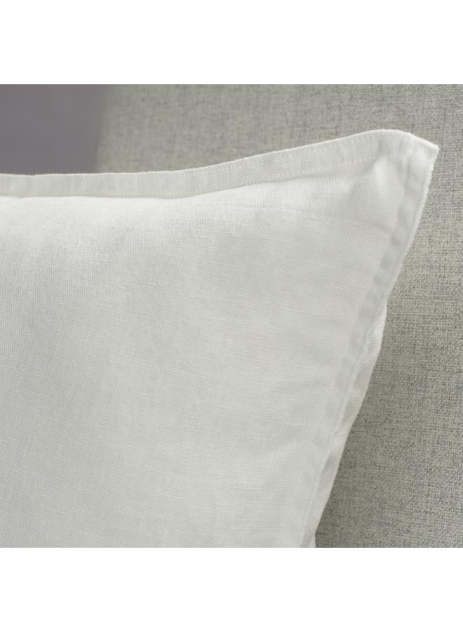 زبون غطاء وسادة، أبيض، 65×65 سم - Image 4