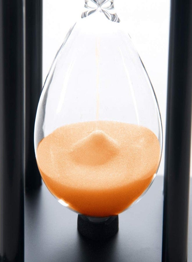 B BELLAWARE Bellaware 60 Minutes Hourglass, Wood Sand Timer, Orange - Image 4