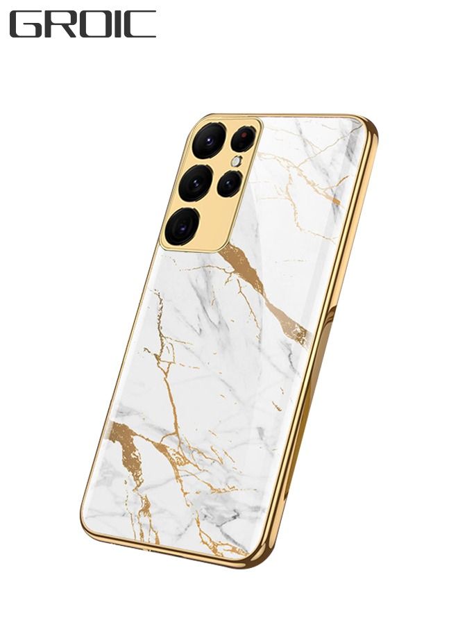 GROIC Samsung Galaxy S22 Ultra Case 6.8",Passing 21ft Drop Test, Shockproof Electroplated Protective Phone Case - Image 1