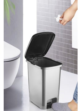 Nandy Home 10 Lt Eco Slim Pedal Dustbin Anthracite  - Image 1