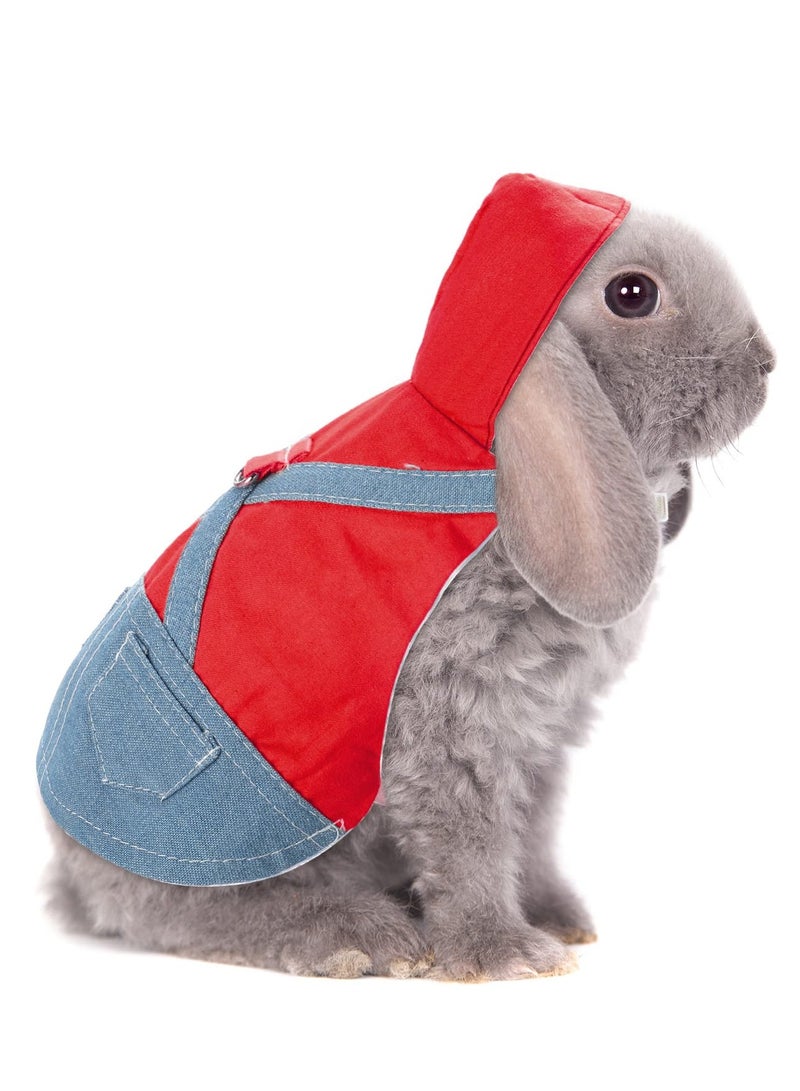 SOLARAE Rabbit Harness and Leash Bunny Stuff, Rabbit Walking Harness, Bunny Leash and Harness, Small Bunny Essentials, Bunny Rabbit Harness, with Leash for Kitten Puppy Small Pets Walking - Image 2