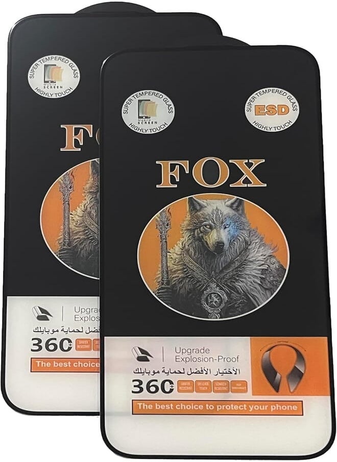 Generic - Fox Screen Protector Anti-Broken Screen For IPhone Mobile Screen, 2-Pack Tempered Glass, 9H Hardness, Full Coverage for iPhone 13 Pro Max/14 Pro Max Screen (IPhone 13 Pro Max) - Image 1
