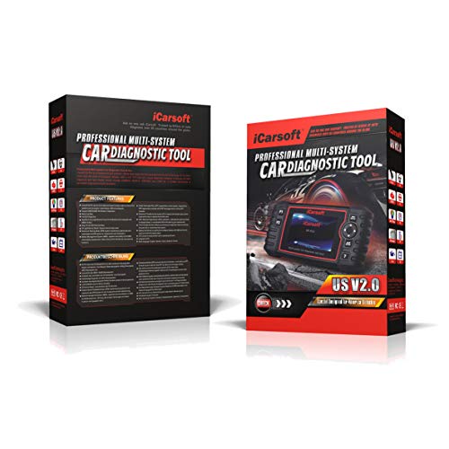 iCarsoft أداة فحص تشخيصية iCarsoft US V2.0 للمركبات الأمريكية فورد/جنرال موتورز (شيفروليه/بويك/كاديلاك/GMC)/كرايسلر/جيب/هولدن + إعادة تعيين الزيت + EPB + BMS + DPF + SAS + ETC + BLD + INJ - Image 3