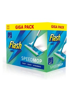 Speedmop Starter Floor Cleaner Kit with 60 Wet Cloths For All Surfaces
