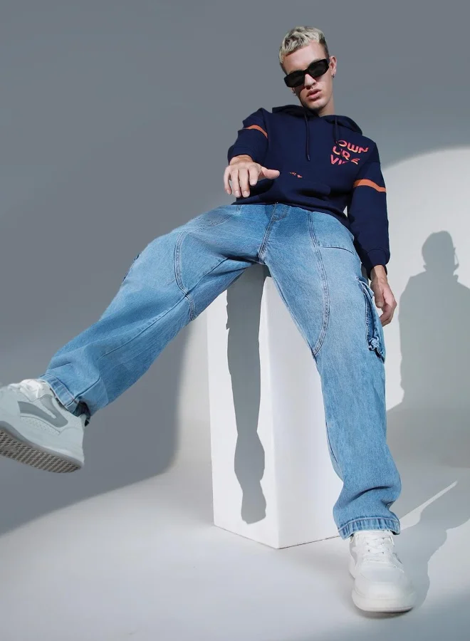 Hubberholme Navy Sweatshirt For Men