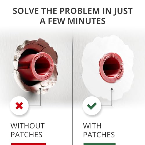 X-Protector Patches for Anchors - 20 PCS Standard Size - Loose Wall Anchor Fix Pad - Dry Wall Anchor Repair Pads - Plaster Wall Anchors - Wall Anchors Repair Patches to Keep Them in Place! - Image 2