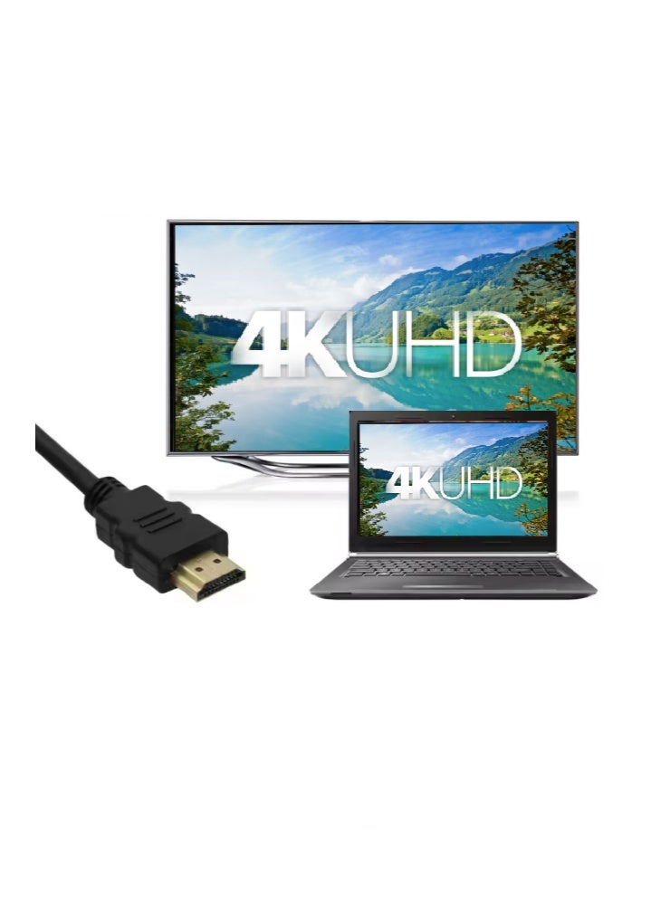 FUJISHKA A premium 5-meter HDMI cable for high-definition audio and video transmission. Perfect for TVs, monitors, projectors, and gaming consoles. Supports stunning 4K resolution for ultra-clear viewing. - Image 4