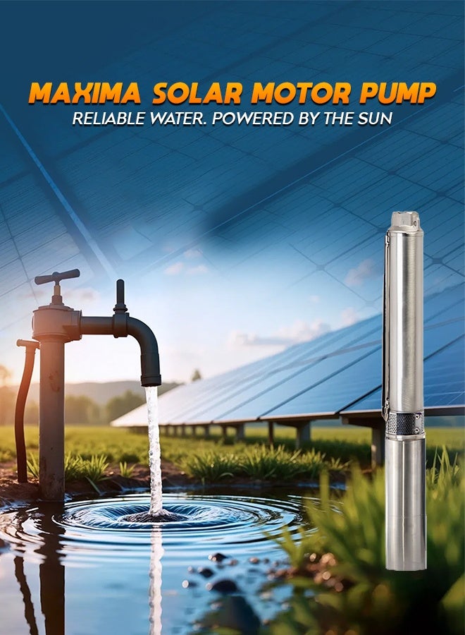 Maxima Solar Water Pump SPN1-16P-B-1.8K-DC – High-Efficiency DC Solar Pump - Image 3