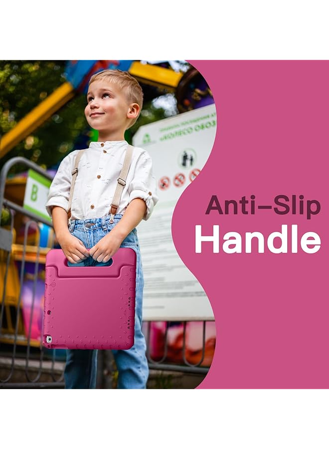 Jetech Kids Case For Ipad 9.7 Inch 6Th 5Th Generation 2018 2017 Ipad Air 2 1 9.7 2Nd 1St Gen 2014 2013 And Ipad Pro 9.7 2016 Shockproof Lightweight Tablet Cover With Handle Stand Plum - Image 3