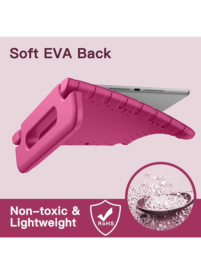 Jetech Kids Case For Ipad 9.7 Inch 6Th 5Th Generation 2018 2017 Ipad Air 2 1 9.7 2Nd 1St Gen 2014 2013 And Ipad Pro 9.7 2016 Shockproof Lightweight Tablet Cover With Handle Stand Plum - Image 4