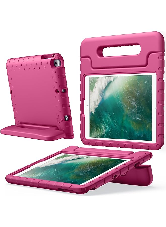 Jetech Kids Case For Ipad 9.7 Inch 6Th 5Th Generation 2018 2017 Ipad Air 2 1 9.7 2Nd 1St Gen 2014 2013 And Ipad Pro 9.7 2016 Shockproof Lightweight Tablet Cover With Handle Stand Plum - Image 1