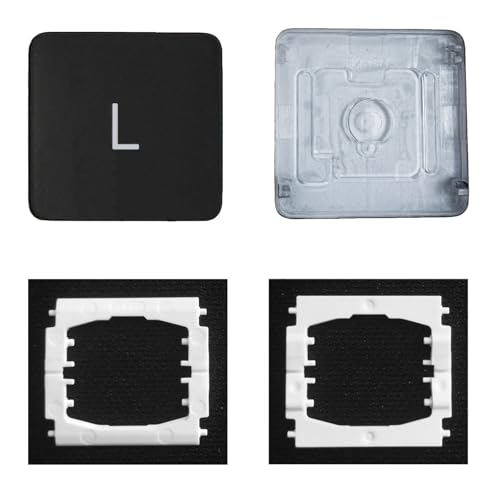 GRMTRV Replacement IndividualKey Cap and Hinges are Applicable for MacBook Pro A1706 A1707 A1708 Keyboard to Replace The Key Cap and Hinge (L) - Image 1