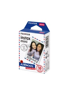 FUJIFILM Instax Airmail Mini Film -For Mini 9,Mini 11, Mini 90,Mini 70,Mini Link, Mini Liplay 10 Shot Pack-White  - Image 3