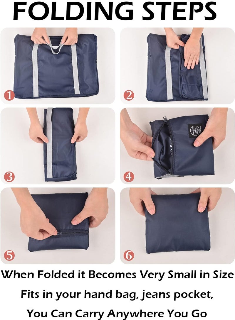 TRAVEL Travel Storage Bags Set of 4 Pcs, Ideal for Traveling, Trips, Holiday, Camping, Multipurpose Bags With Large Capacity For Daily Use, Storage And Carry-On, Foldable Travel Bags, travel handbags - Image 3
