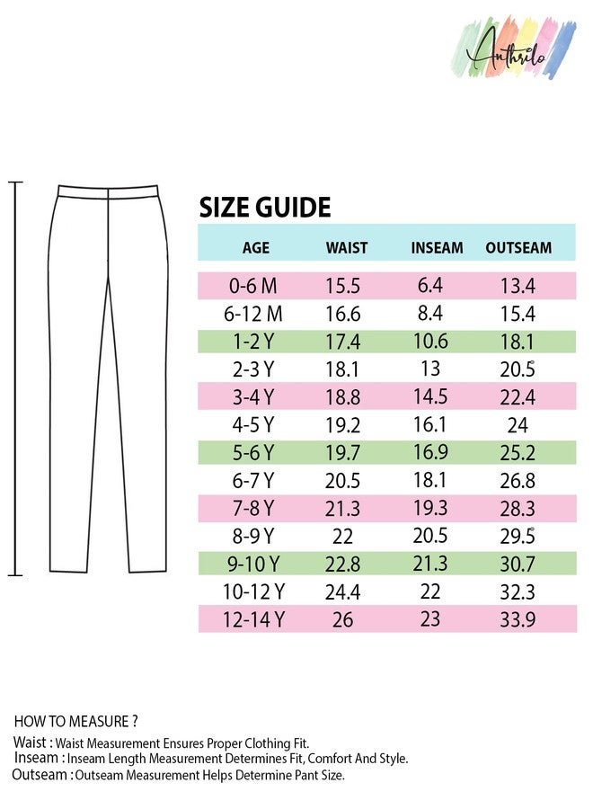 انثريلو بنطلون ليجنز صيفي للبنات من أنثريلو | قطن 100%، قماش لطيف على البشرة | ليجنز للبنات | ملابس كاجوال | ليجنز رياضي مرح للبنات من بلاك هارت - أسود، مقاس 0-6 أشهر - Image 5