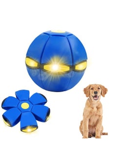 Generic Magic Portable Flying Saucer Toy for Pets and Kids with 6 Color Lights Stress Relief Throwing Disc Toy for Kids Outdoor Sports Training Multicolor  - Image 1