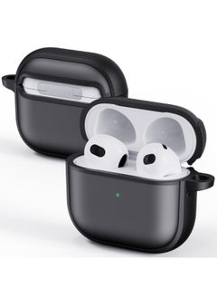 Suitable For Airpods4 Earphone Case Frosted Anti-drop Hard Shell Airpods Pro2 Earphone Protective Cover Same-color:black-Applicable Models:Airpods 3