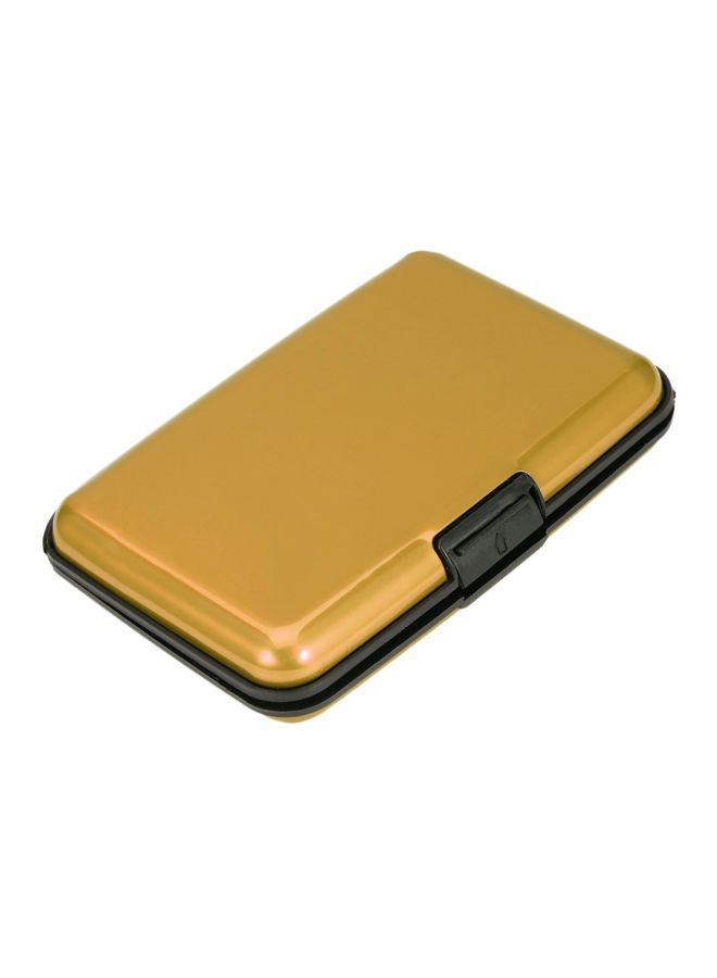 NIBEMINENT Aluminium ID Card Holder Gold - Image 1